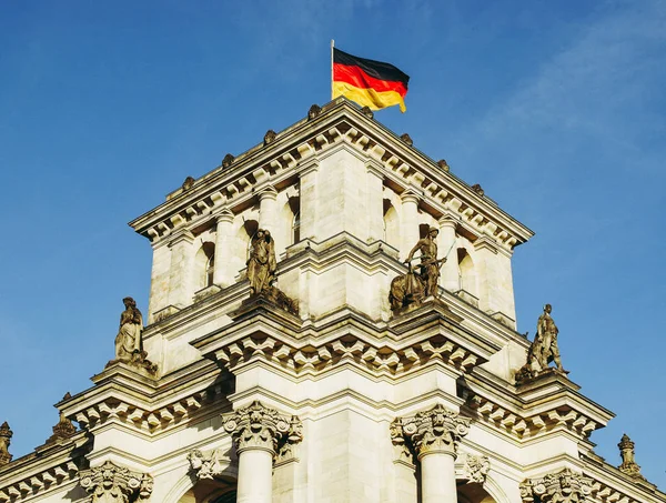 Reichstag Parlamento Alemão Berlim Alemanha — Fotografia de Stock