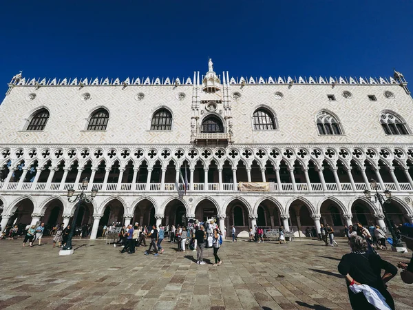 Wenecja Włochy Około Września 2016 Piazza San Marco Czyli Plac — Zdjęcie stockowe