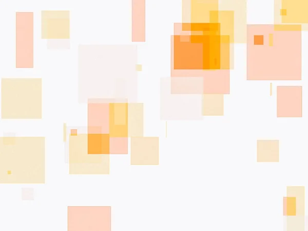 Getextureerde Abstract Minimalistisch Oranje Illustratie Met Vierkantjes Nuttig Als Achtergrond — Stockfoto