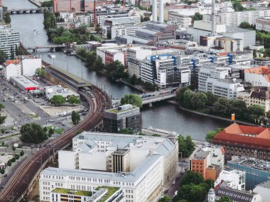 Almanya 'da Berlin' in Aeria manzarası