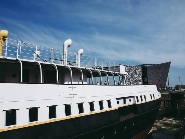 Белфаст Великобритания Circa June 2018 Nomadic Tender Ship White Star — стоковое фото