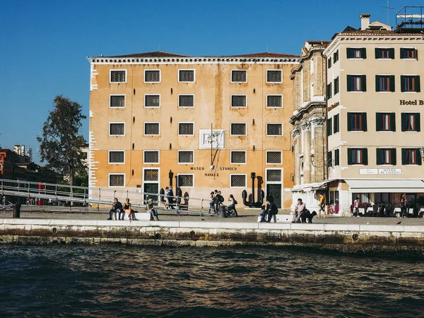 Venedig Italien Circa September 2016 Staden Venedig Från Kanalen — Stockfoto