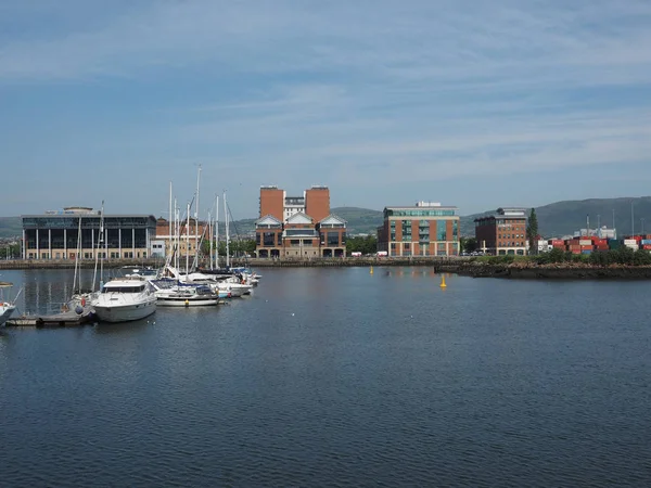 Belfast Reino Unido Circa Junio 2018 Belfast Harbour Maritime Hub —  Fotos de Stock