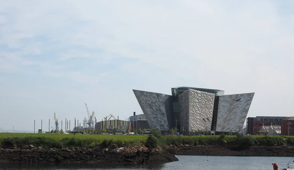 Belfast Juni 2018 Titanic Belfast Center Auf Dem Gelände Der — Stockfoto