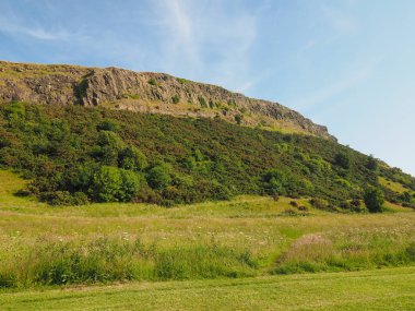 Arthur'un koltuk Holyrood Park Edinburgh, İngiltere