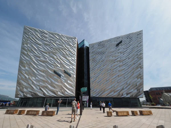 Belfast Reino Unido Circa Junio 2018 Centro Titanic Belfast Sitio — Foto de Stock