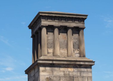 John Playfair anıt Calton Hill Edinburgh, İngiltere
