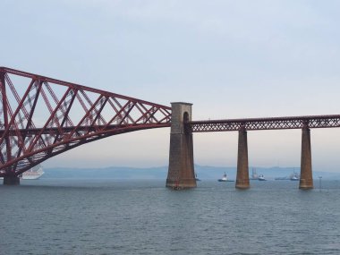 Forth Köprüsü, konsol tren köprüden Firth, ileri 1882 yılında Edinburgh, İngiltere'de inşa edilen