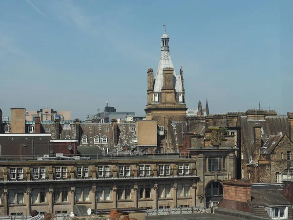 英国グラスゴー市の空中風景 — ストック写真