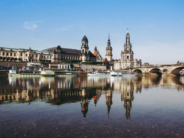 Dresden Duitsland Juni 2014 Dresden Kathedraal Van Heilige Drievuldigheid Aka — Stockfoto