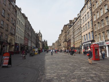 Edinburgh, İngiltere - Haziran 2018 yaklaşık: Kenti