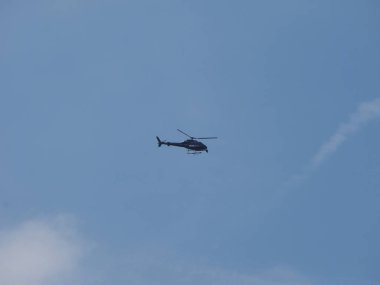 Haziran 2018 yaklaşık - Londra, İngiltere: Londra şehir merkezine film canlı etkinliğine gezinip Bbc haber helikopter