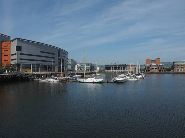 Belfast Reino Unido Circa Junio 2018 Belfast Harbour Maritime Hub — Foto de Stock