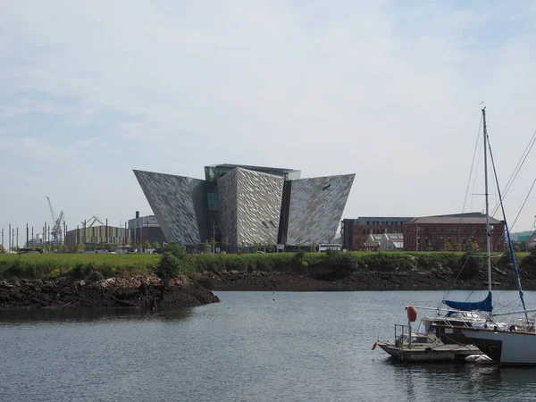 Belfast Juni 2018 Titanic Belfast Center Auf Dem Gelände Der — Stockfoto