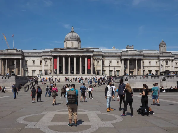 London Verenigd Koninkrijk Omstreeks Juni 2018 National Gallery Trafalgar Square — Stockfoto
