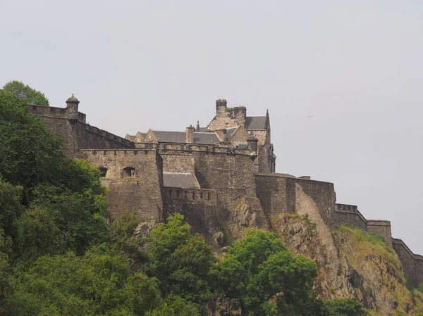 Edinburgh Castle Castle Rock Edinburgh Ngiltere — Stok fotoğraf