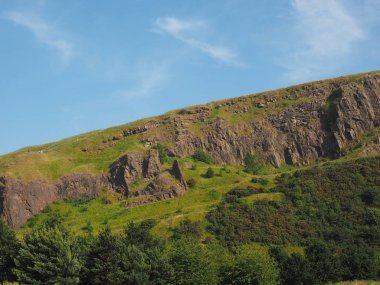 Arthur'un koltuk Holyrood Park Edinburgh, İngiltere