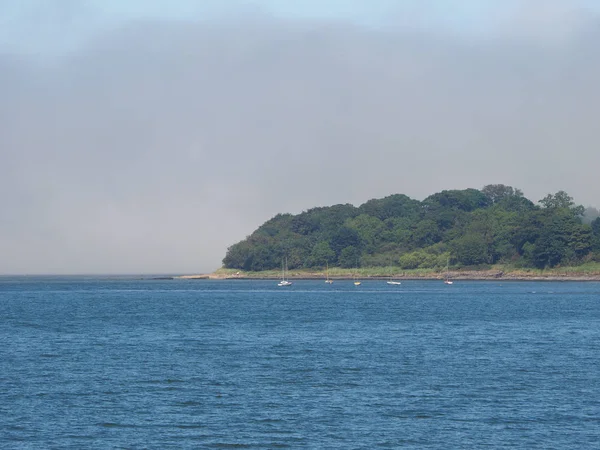 Estuário Rio Firth Edimburgo Reino Unido — Fotografia de Stock