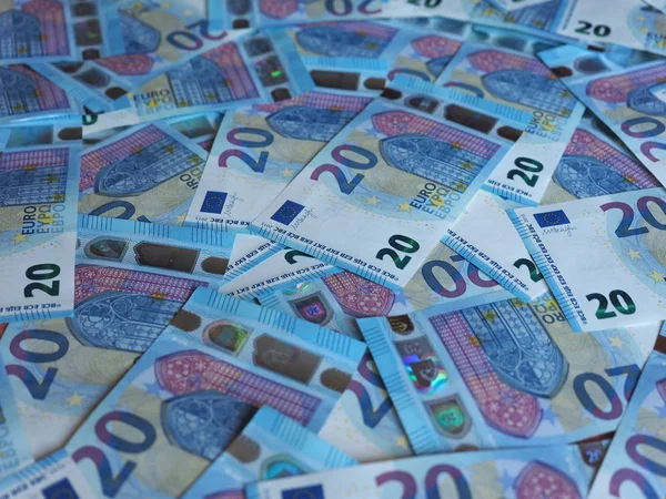 Euro Banknoten Geld Eur Währung Der Europäischen Union — Stockfoto