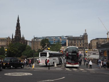 Edinburgh, İngiltere - Haziran 2018 yaklaşık: Kenti