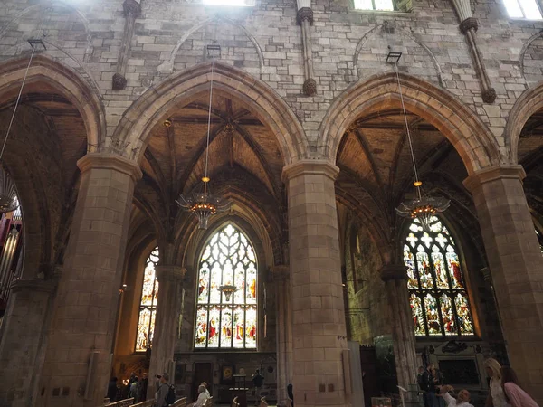 Edinburgh Velká Británie Cca Červen 2018 Giles Cathedral Church Aka — Stock fotografie