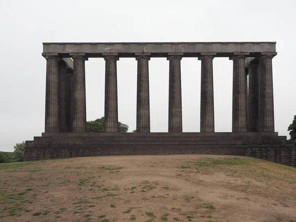 Skotské Národní Památník Calton Hill Edinburghu Velká Británie — Stock fotografie