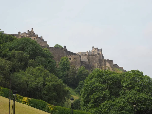 Castillo Edimburgo Castle Rock Edimburgo Reino Unido — Foto de Stock