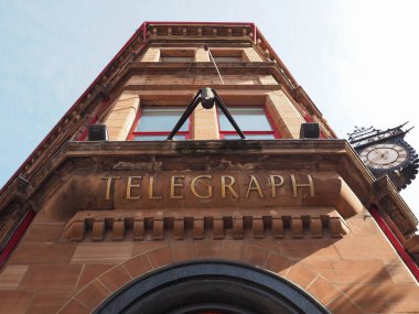 Belfast, İngiltere - Haziran 2018 yaklaşık: Belfast Telegraph bina