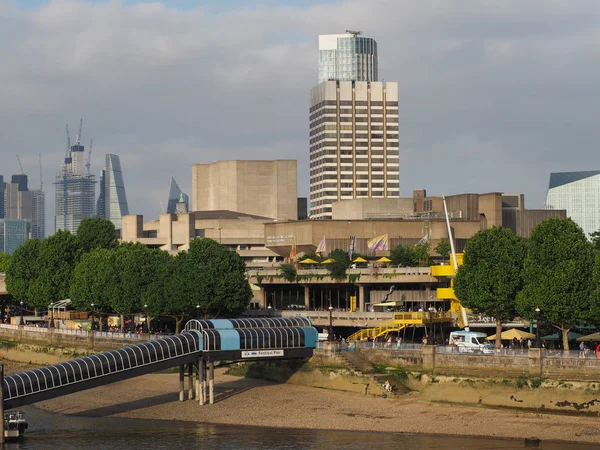 Londres Reino Unido Circa Junio 2018 Vista Orilla Sur Con — Foto de Stock