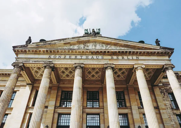 Αίθουσα Συναυλιών Konzerthaus Berlin Στην Πλατεία Gendarmenmarkt Στην Κεντρική Περιοχή — Φωτογραφία Αρχείου