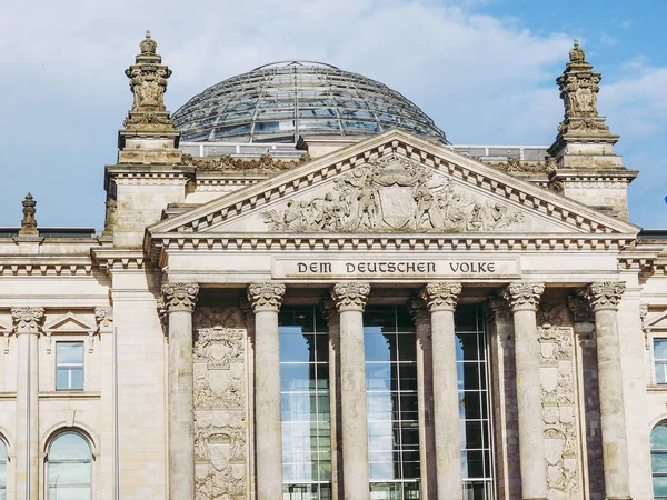 Reichstag German Houses Parliament Berlin Germany — Stock Photo, Image