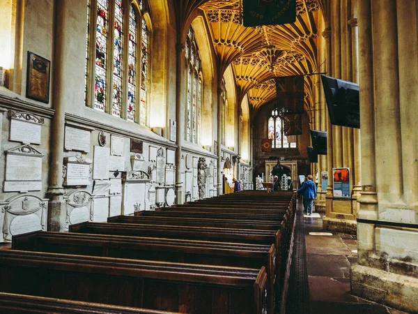 Bath Storbritannien Circa September 2016 Abbey Kyrkan Sankt Petrus Och — Stockfoto