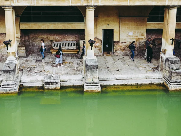 Bath Royaume Uni Circa Septembre 2016 Thermes Romains Ancien Spa — Photo