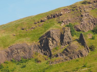 Arthur'un koltuk Holyrood Park Edinburgh, İngiltere