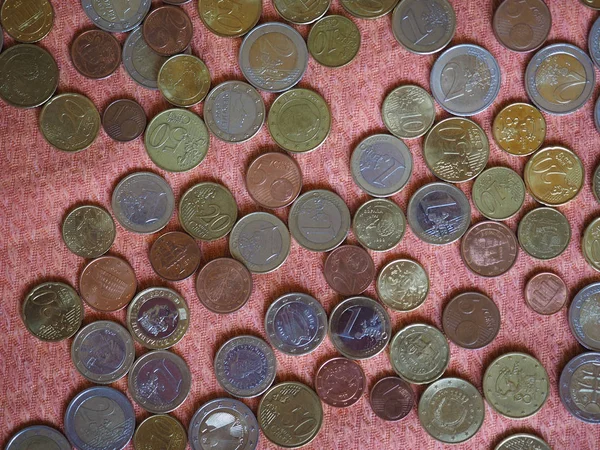 ユーロ硬貨 Eur 欧州連合の通貨 — ストック写真