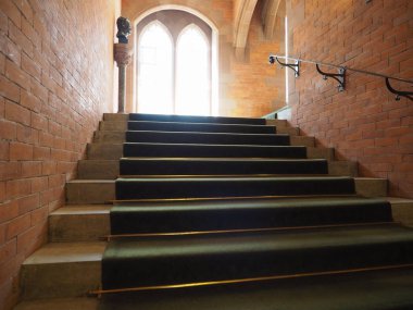 Edinburgh, İngiltere - Haziran 2018 yaklaşık: Scottish National Portrait Gallery merdiven