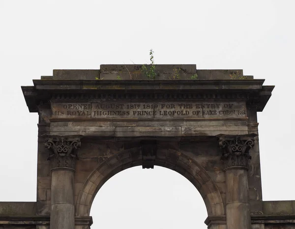 Edinburgh Wielka Brytania Około Czerwca 2018 Regent Most Arch — Zdjęcie stockowe