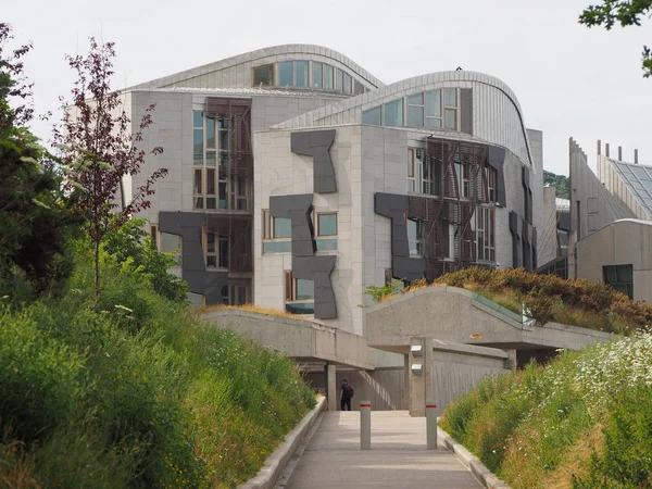 Edinburgh Reino Unido Circa June 2018 Parlamento Escocês Também Conhecido — Fotografia de Stock