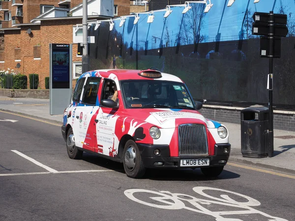 Londres Reino Unido Circa Junio 2018 Taxi Taxi —  Fotos de Stock