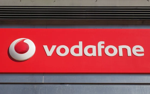 Edinburgh Reino Unido Circa June 2018 Loja Vodafone — Fotografia de Stock