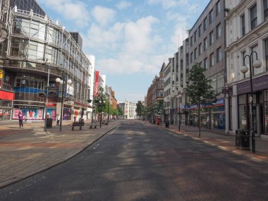 Belfast, İngiltere - Haziran 2018 yaklaşık: Görünüm Belfast şehir