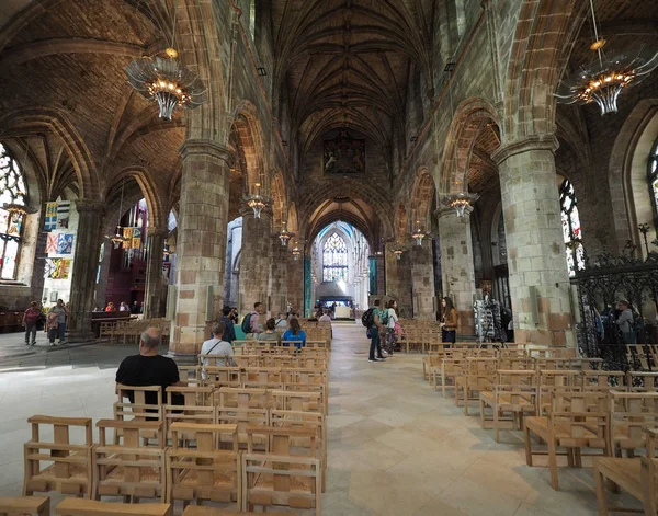 Edinburgh Ngiltere Haziran 2018 Yaklaşık Giles Cathedral Kilisesi Aka Yüksek — Stok fotoğraf