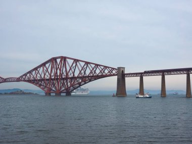 Forth Köprüsü, konsol tren köprüden Firth, ileri 1882 yılında Edinburgh, İngiltere'de inşa edilen