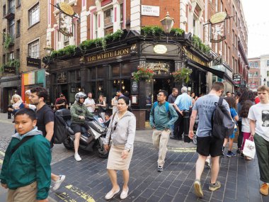 Londra, İngiltere - Haziran 2018 yaklaşık: White Lion halk evi