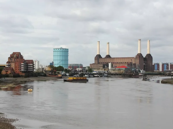 Battersea Power Station Partir River Thames Londres Royaume Uni — Photo