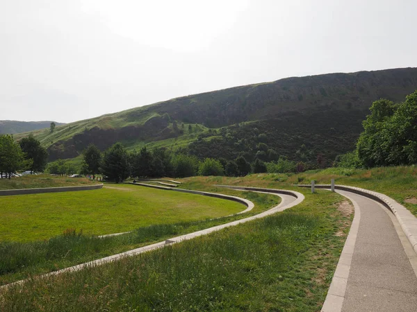 Arthur Seat Parque Holyrood Edimburgo Reino Unido —  Fotos de Stock