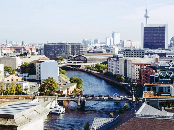 Widok Berlin Niemczech — Zdjęcie stockowe