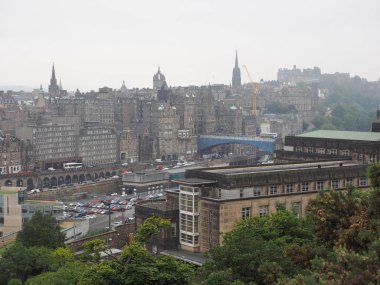 Edinburgh, İngiltere - Haziran 2018 yaklaşık: Kenti