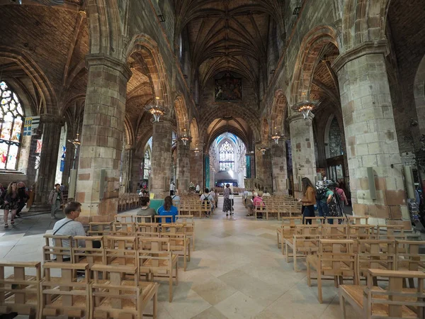 Edinburgh Ngiltere Haziran 2018 Yaklaşık Giles Cathedral Kilisesi Aka Yüksek — Stok fotoğraf