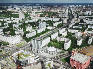 Berlin, Almanya - 08 Nisan 2014: berlin Almanya'nın şehrin havadan kuş bakışı